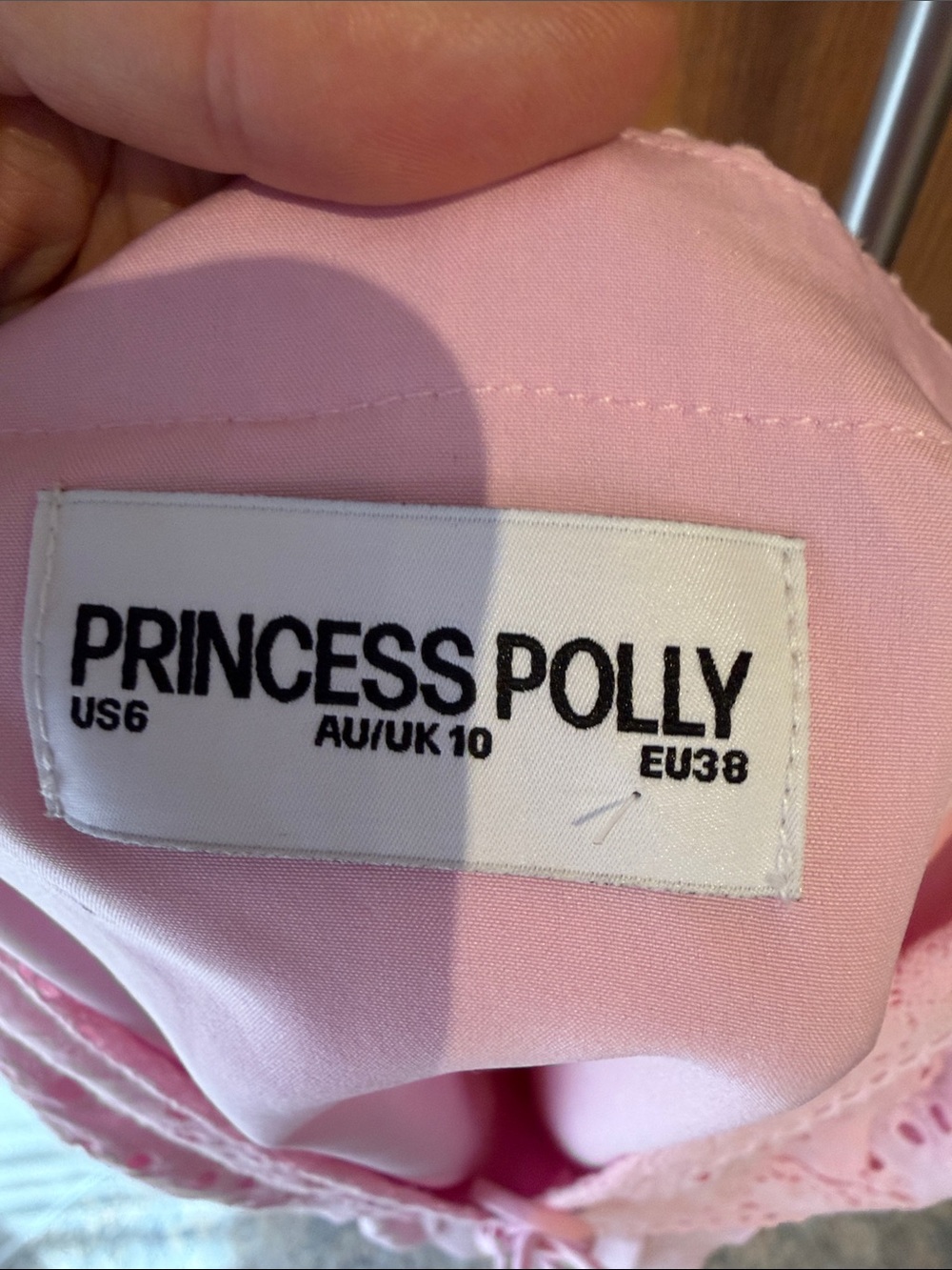 Princess Polly Pale Pink Tiered Spaghetti Strap Dress - Picture 10 of 16